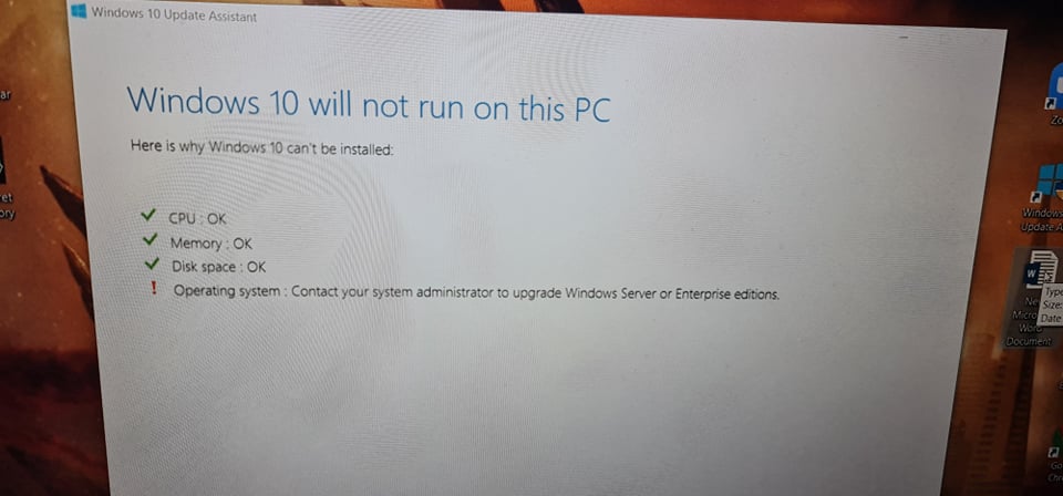 Update my operating system. - Microsoft Q&A
