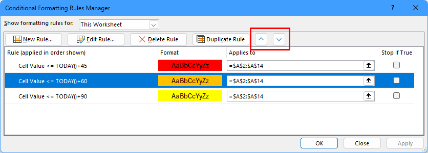 How do I highlight a cell a different color based on proximity to today ...