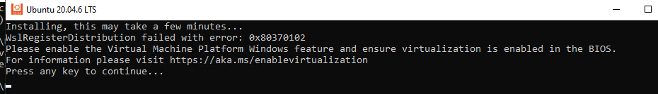 How To Fix Please Enable The Virtual Machine Platform Windows Feature