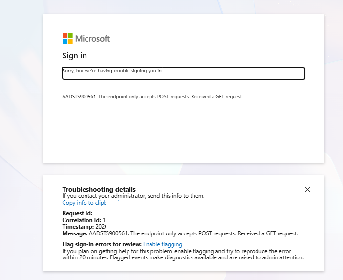 Not able to login to Azure portal free account - Microsoft Q&A