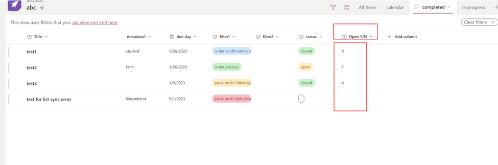 Can changing data in 1 cell in sharepoint change/amend information in ...