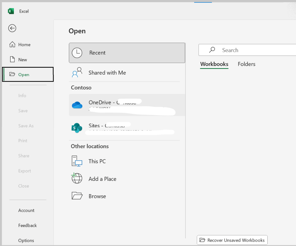 disable showing recent documents from Excel and Word - Microsoft Q&A