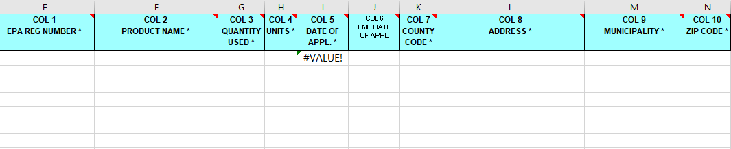 how to populate an excel table row only if and only when data is ...