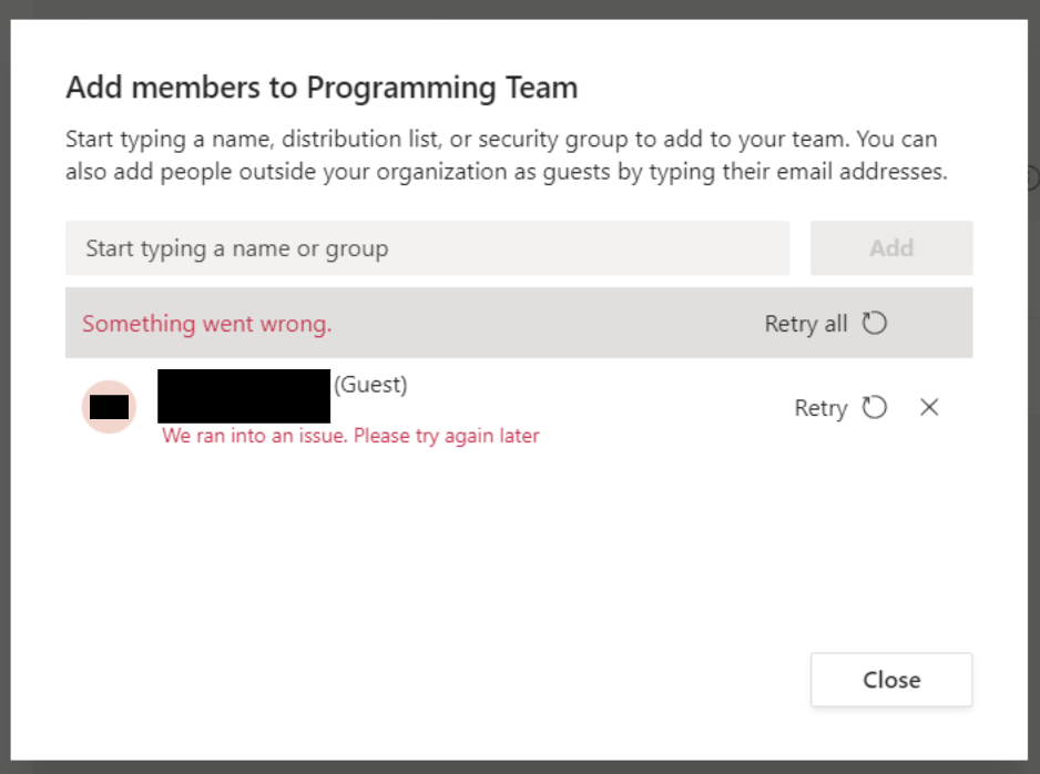 Just Me In Teams chat appearing whenever a user gets external calls. -  Microsoft Q&A