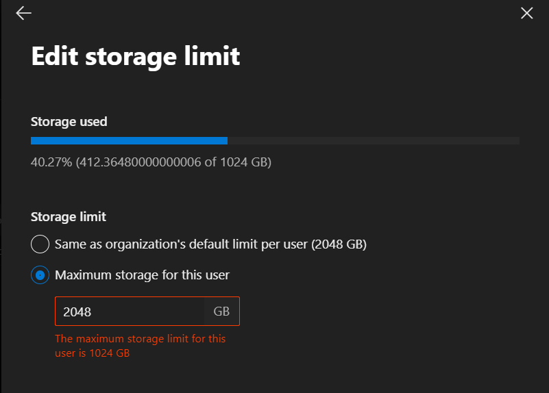 One Drive Business Storage Limit - Microsoft Q&A