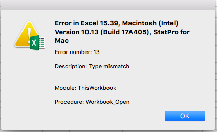 Excel 2016 i am unable to install StatPro and StatBasics Add-Ins on mac ...