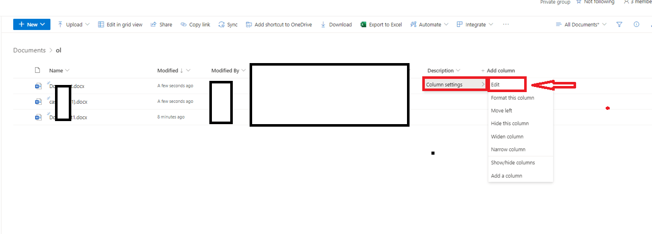 What is the purpose of Description Column in SharePoint Library ...