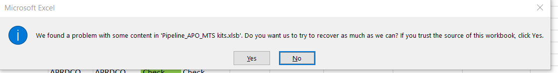 Unable to open the complete file - Microsoft Q&A
