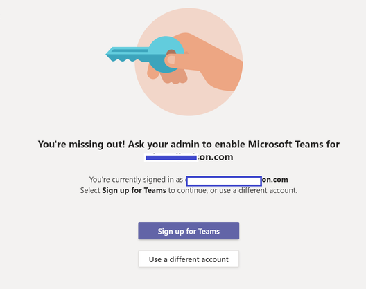 Log in on teams identity clash help? - Microsoft Q&A
