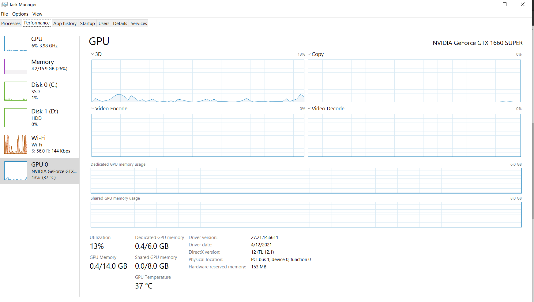what does gpu % mean is it good or bad in task manger - Microsoft Q&A