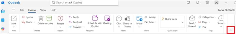 how to change my outlook ribbon - Microsoft Q&A