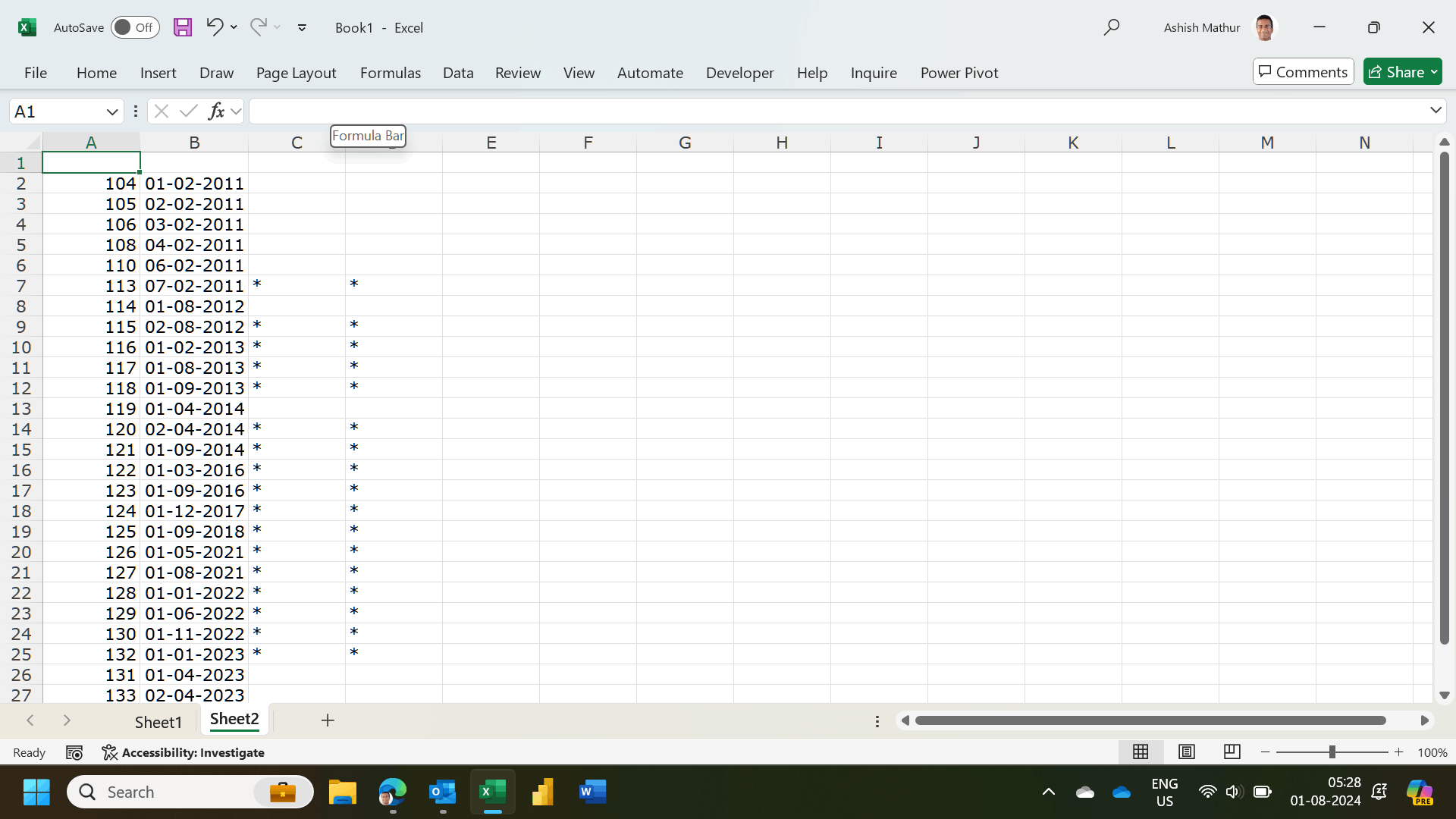 Selecting the latest date in each month listed problem - Microsoft Q&A