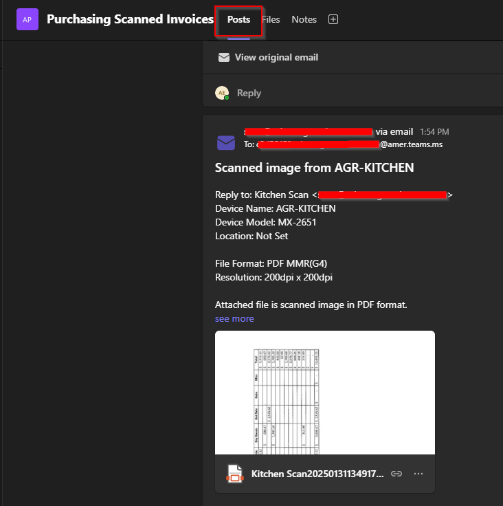 Scanned Files into Microsoft Teams No Longer Showing in Files Tab ...