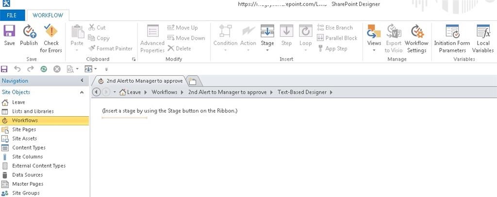 SP Online Workflow Actions are missing in SharePoint Designer ...