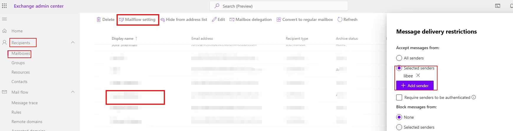 Shared mailbox how stop deligate from getting new emails - Microsoft Q&A