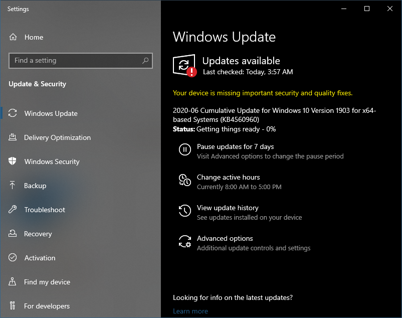 i keep getting an error code 0x800f0986 when trying to update my ...