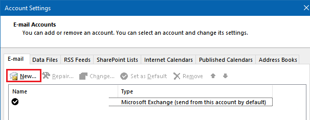 Do I have to open a separate Exchange profile for each of my 5 ...