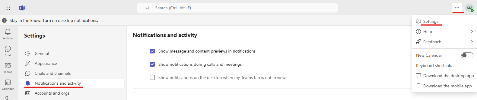 cannot see new message in teams - Microsoft Q&A