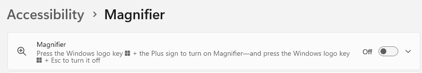 Magnifier - Microsoft Q&A