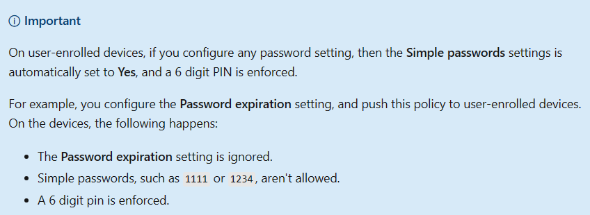 Want to set a 4-digit passcode for iOS 17 and later devices managed by ...