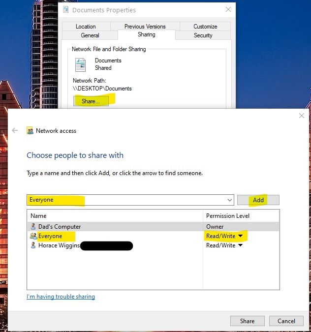 Networked computers only one way - Microsoft Q&A