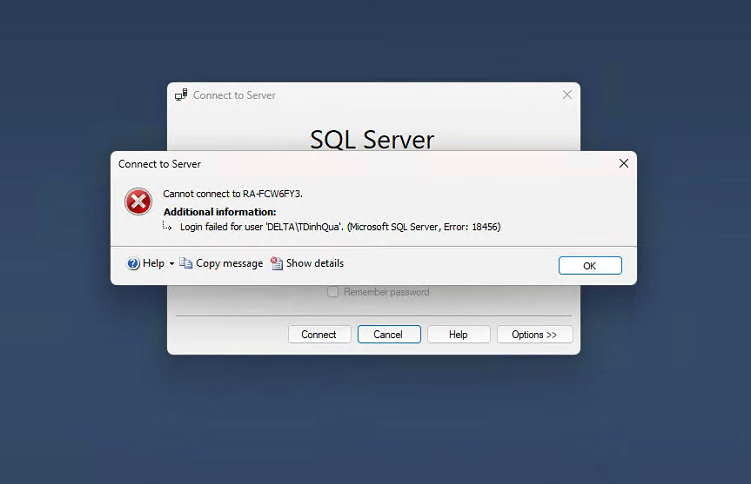 sql error