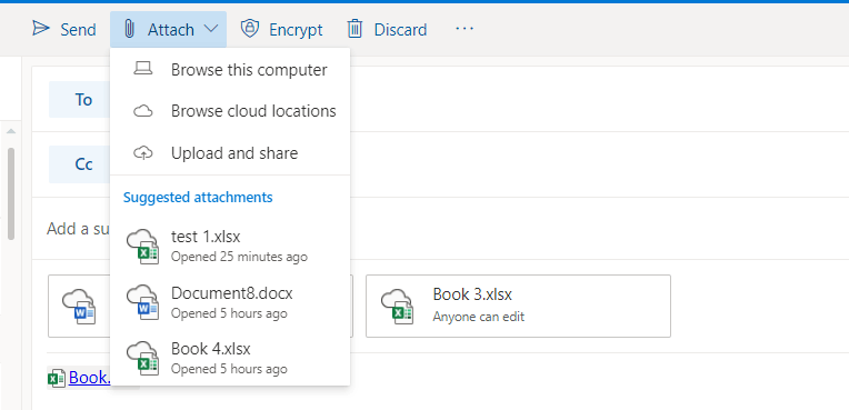 Misleading Error when Attaching a file as a link in outlook - Microsoft Q&A