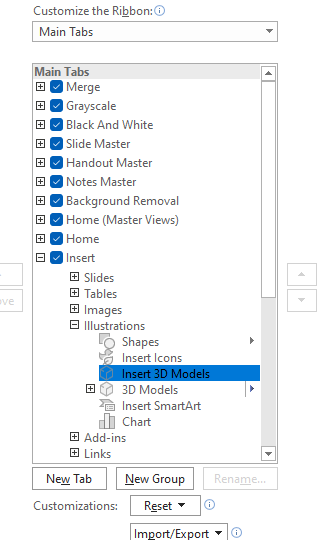 How do I insert 3D models? - Microsoft Q&A