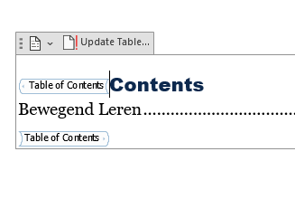 How do i remove table of contents? - Microsoft Q&A
