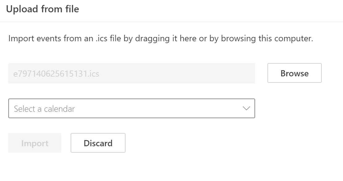 How do you import .ics files with new Outlook? - Microsoft Q&A