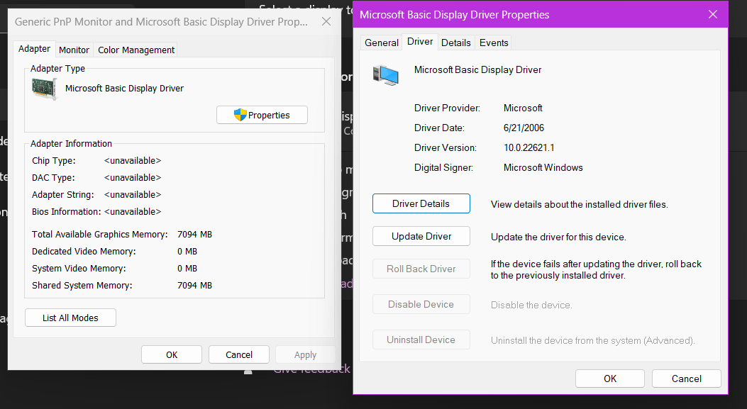 Crash/Malfunction of Laptop Display; Cannot change brightness of screen ...