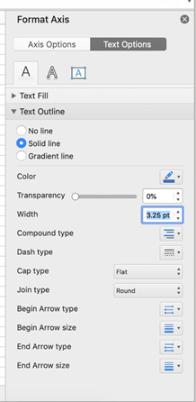 Thickness of tick mark lines in Excel for Mac 2019 - Microsoft Q&A