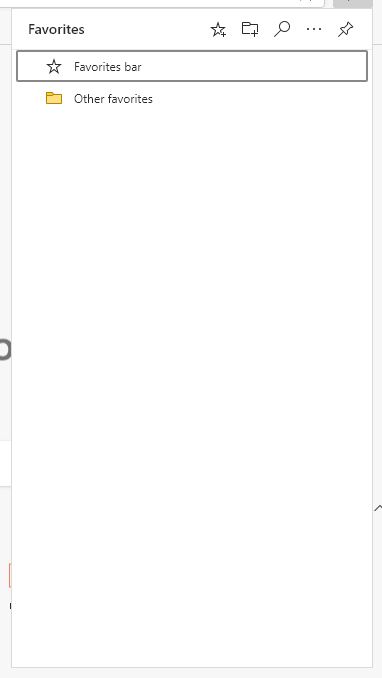 Please Help. My Edge browser Favorites drop-down menu is full of blank ...
