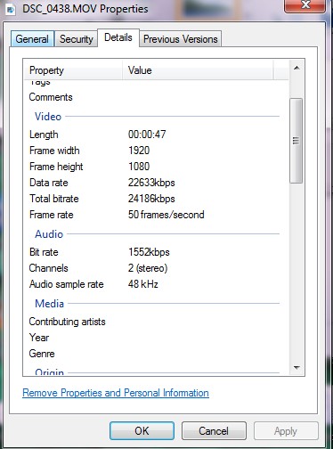 Movie Maker video quality is significantly less than the original MOV ...