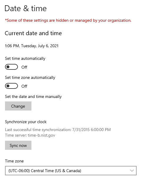 Outlook messages time is 1 hour earlier than Windows - Microsoft Q&A