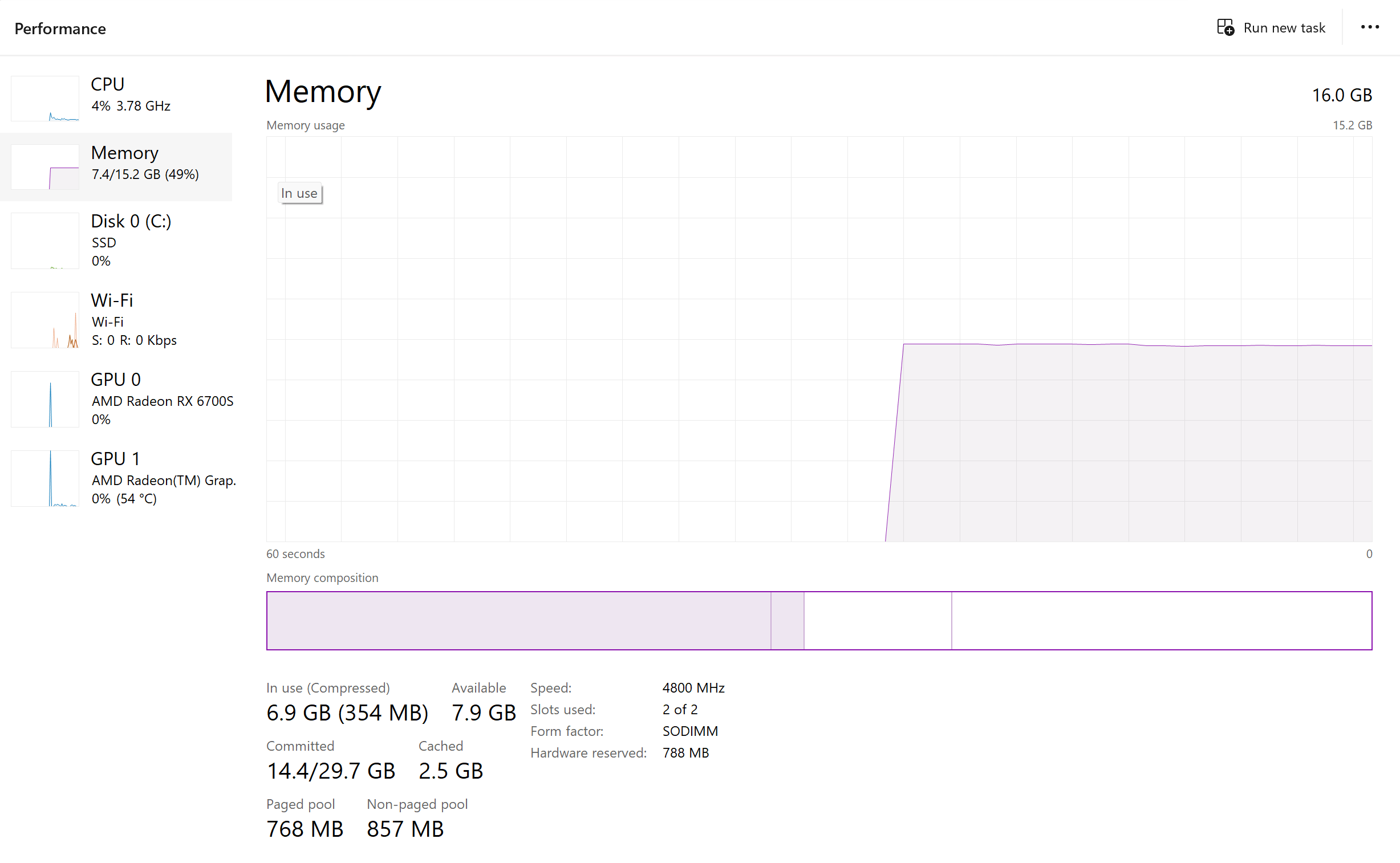 why is my memory usage way off - Microsoft Q&A