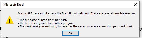 Open excel error - Microsoft Q&A
