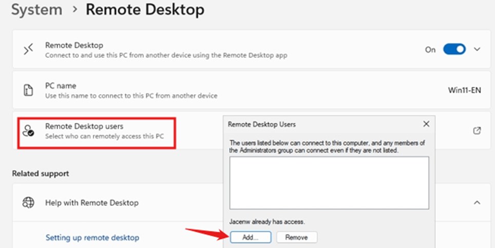 Remote Desktop connection - Microsoft Q&A