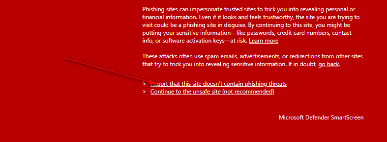 Our website is blocked by Windows Defender. How do we fix it ...