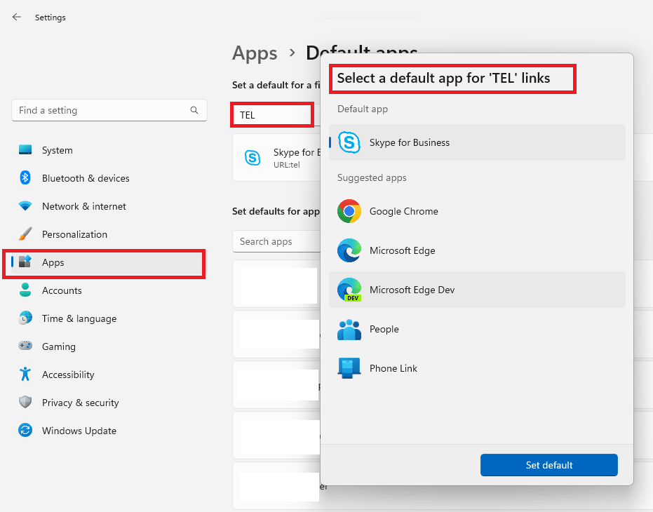 No 'look for another app' option for TEL link Windows 11 Home ...
