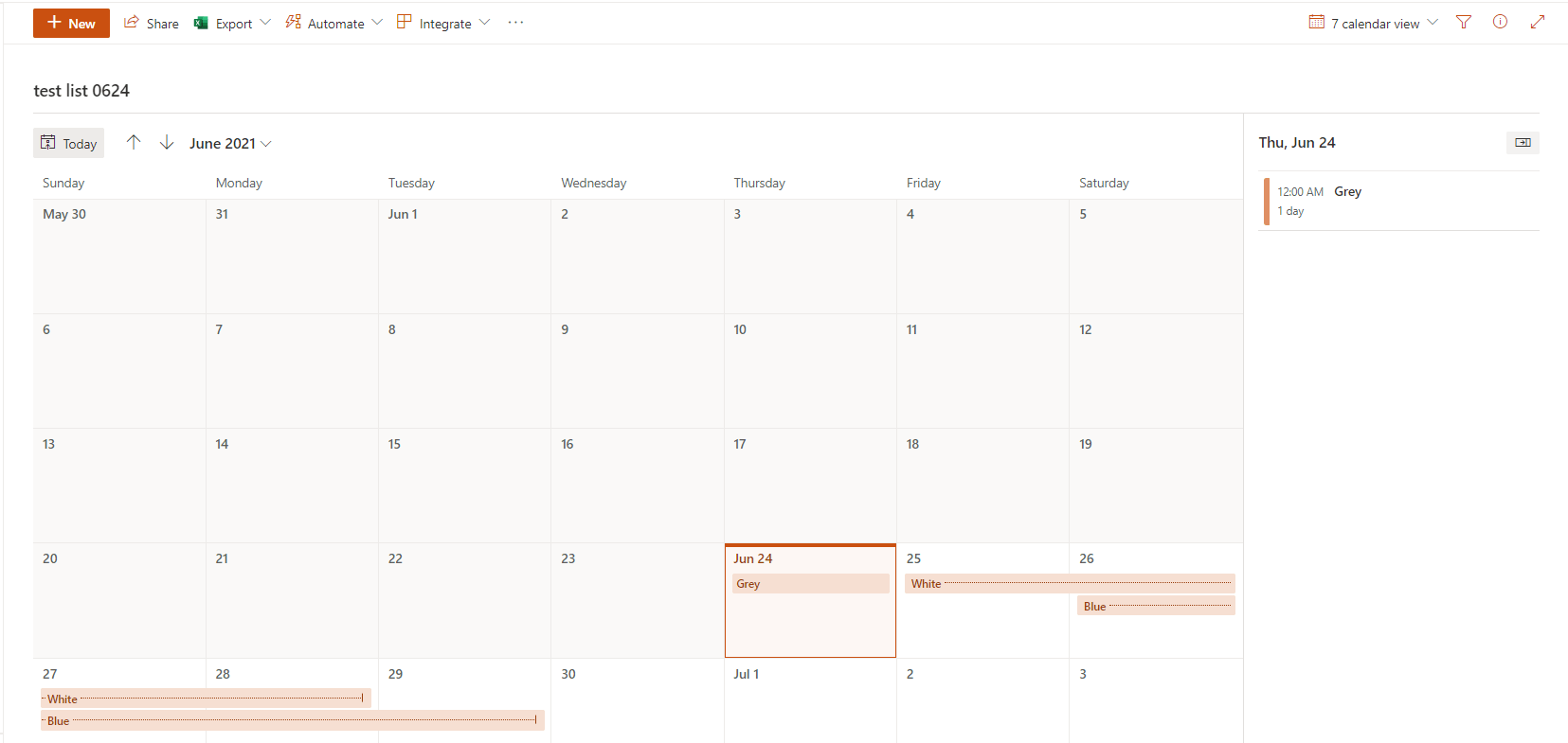 Lists calendar view - items not displaying - Microsoft Q&A