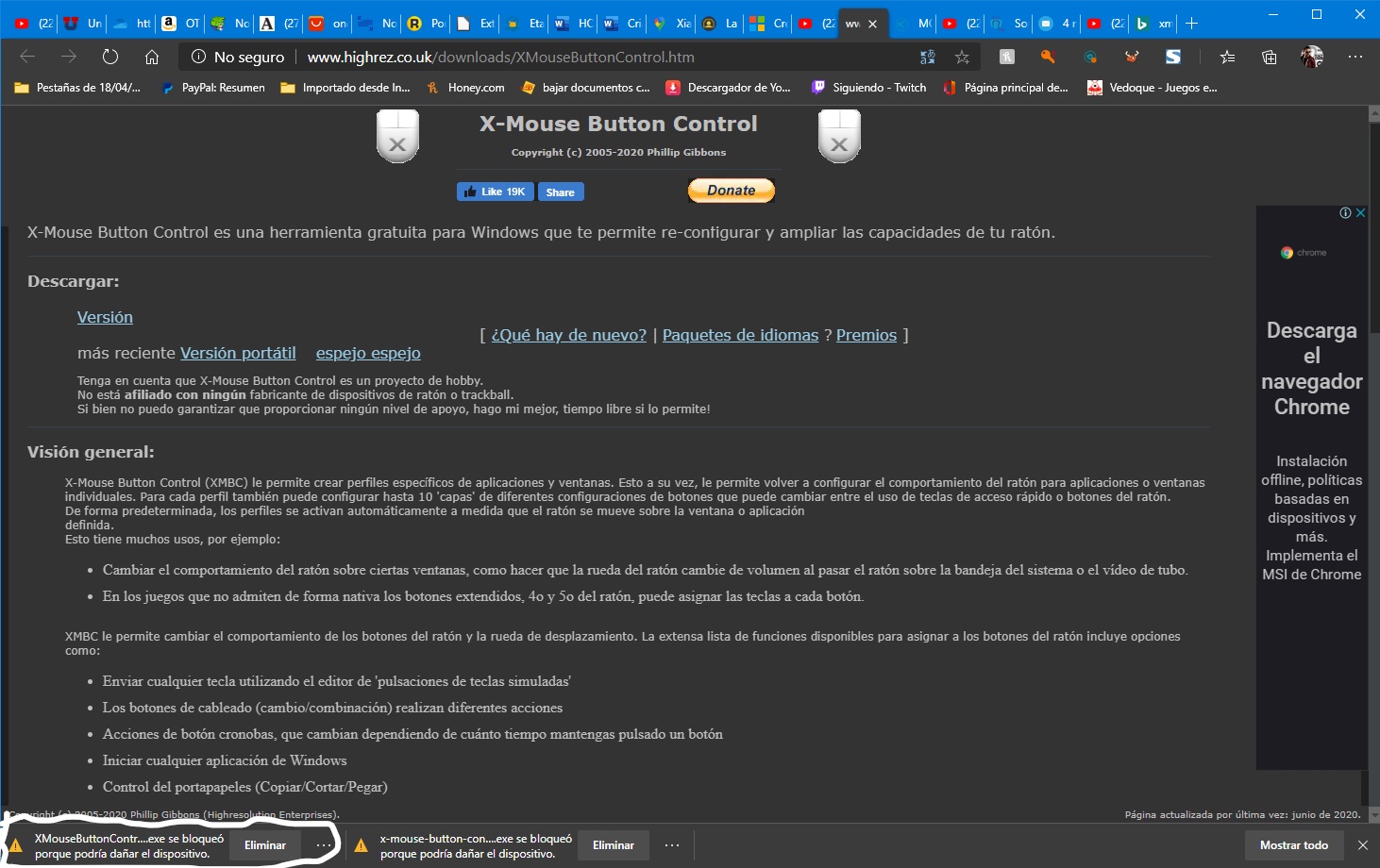 X-MOUSE podría dañar el equipo / Windows 10 - Microsoft Q&A