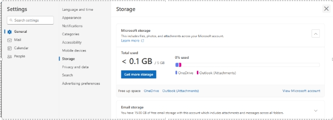 My outlook storage is full but I am unable to delete any of my emails ...