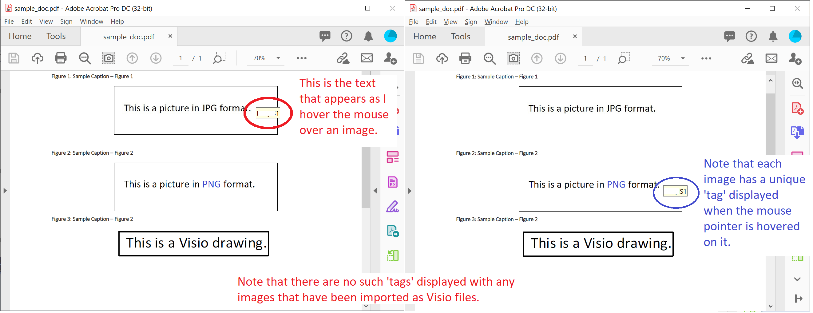 Strange 'tags' displayed for images when converting Word documents to ...