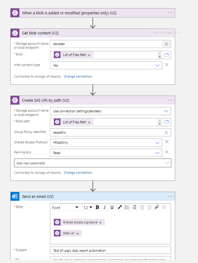 Logic apps create blob forbidden 403 - Microsoft Q&A