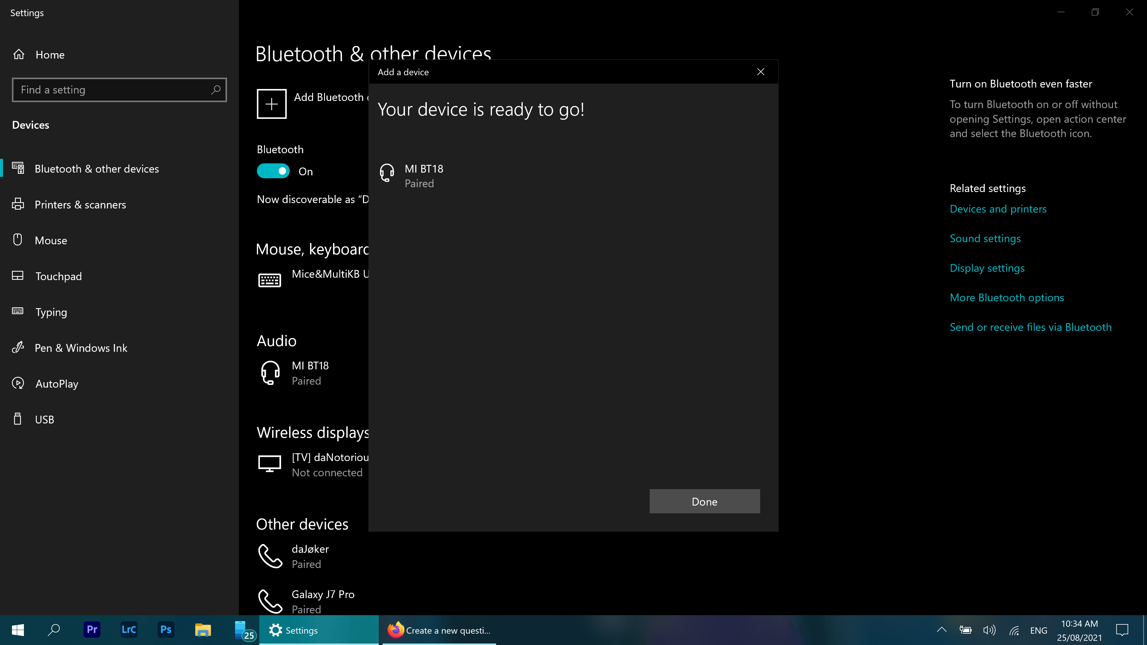 Bluetooth connection collapsed! - Microsoft Q&A