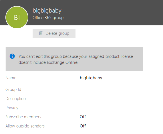 Global Admin Account Can not edit an Office 365 Group - Microsoft Q&A