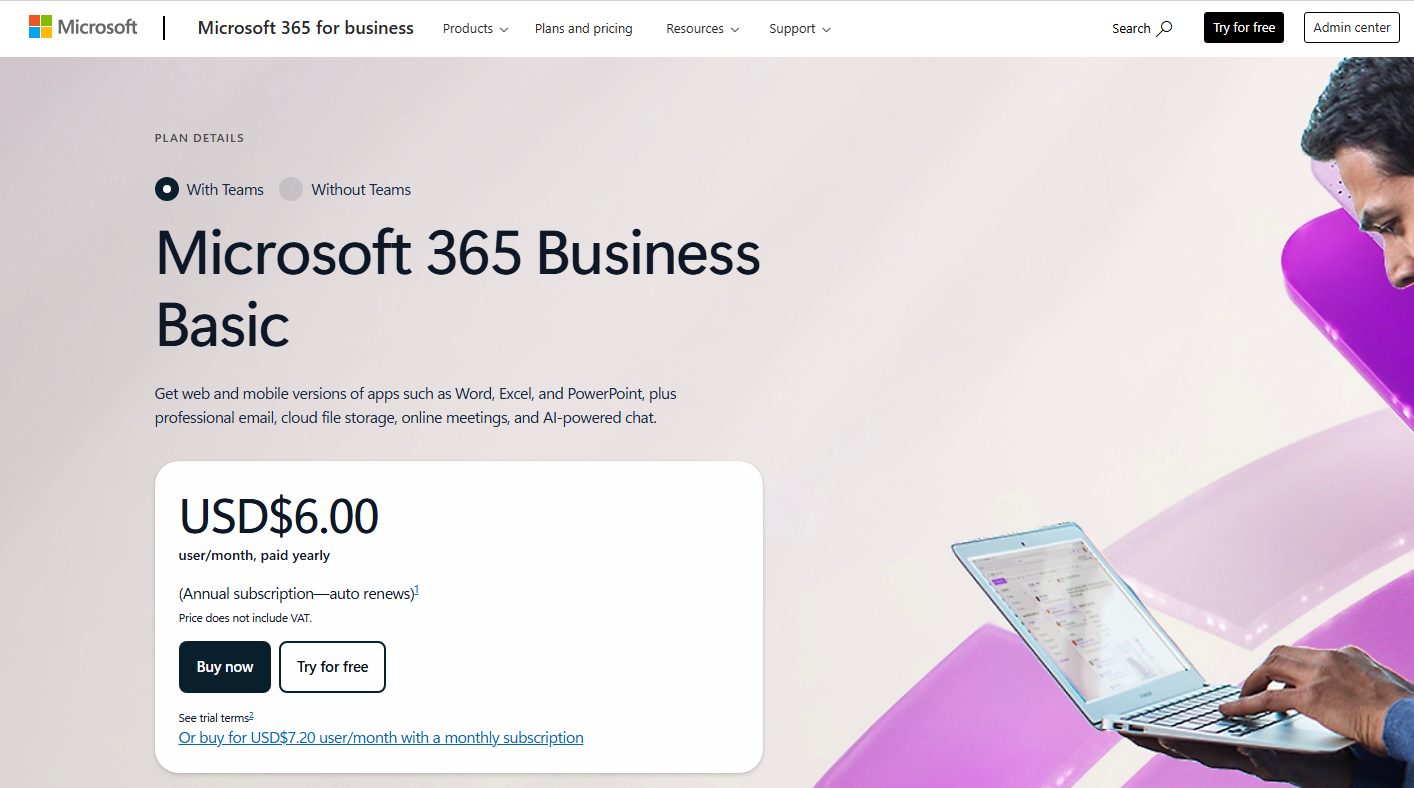 ANNUAL COST OF MICROSOFT BUSINESS BASIC IN ZAR RANDS - Microsoft Q&A