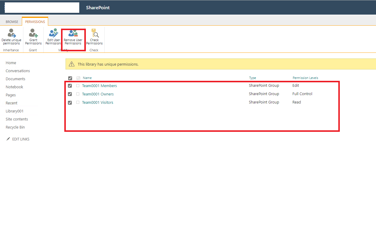 Lock down Library in SharePoint Online - Microsoft Q&A