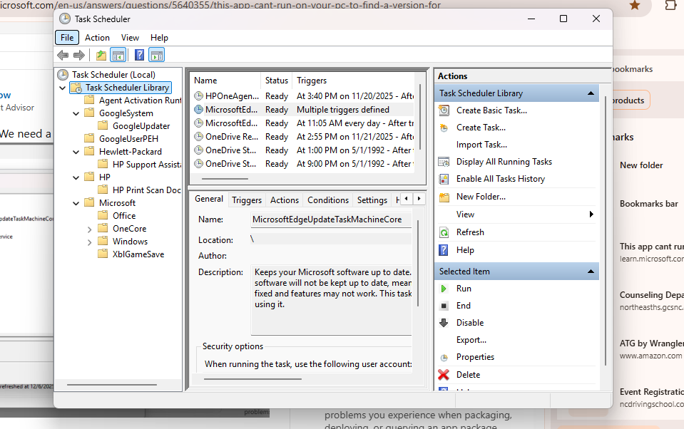 This app cant run on your PC "To find a version for your PC, check with ...
